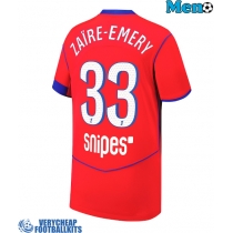 Paris Saint-Germain Warren Zaire-Emery #33 Replica Third Shirt 2025-26 Short Sleeve